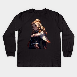 Genderbend Fire Lord Kids Long Sleeve T-Shirt